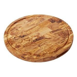 Round W/Mill Olivewood Chopping Board